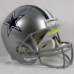 Troy Aikman Dallas Cowboys Autographed Riddell Replica Helmet